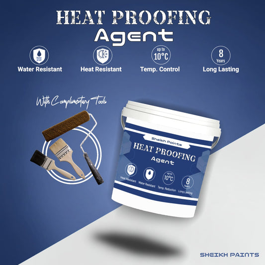 Heat-Proofing Agent Paint With Free Brush/Roller
